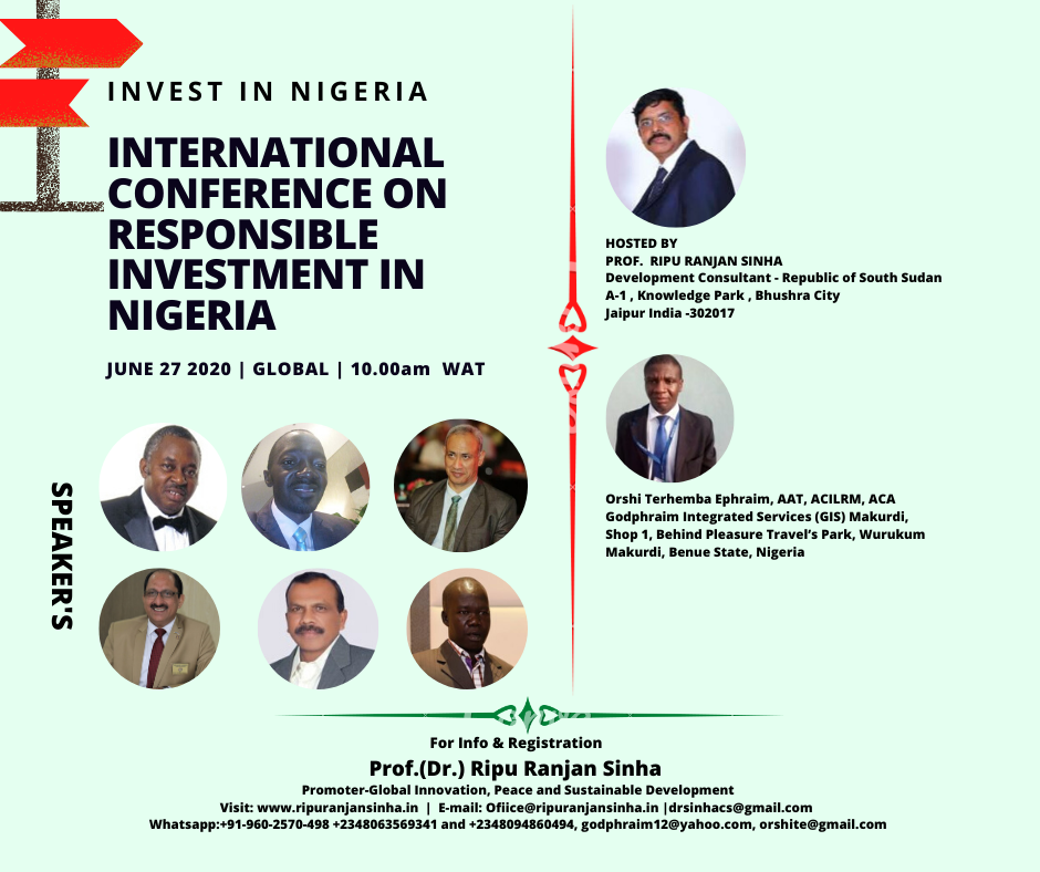 INTERNATIONAL  CONFERENCE ON RESPONSIBLE INVESTMENT IN NIGERIA